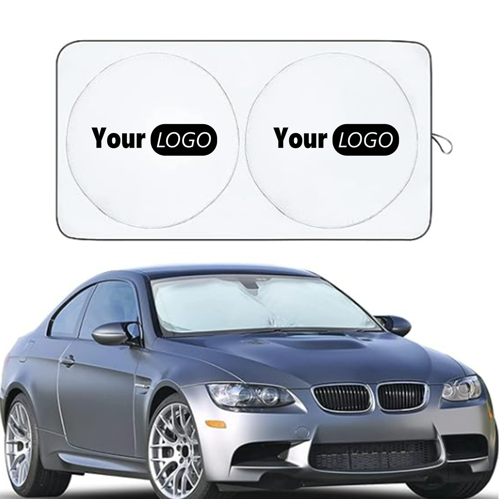 Foldable Automobile Windshield Sunshade 1