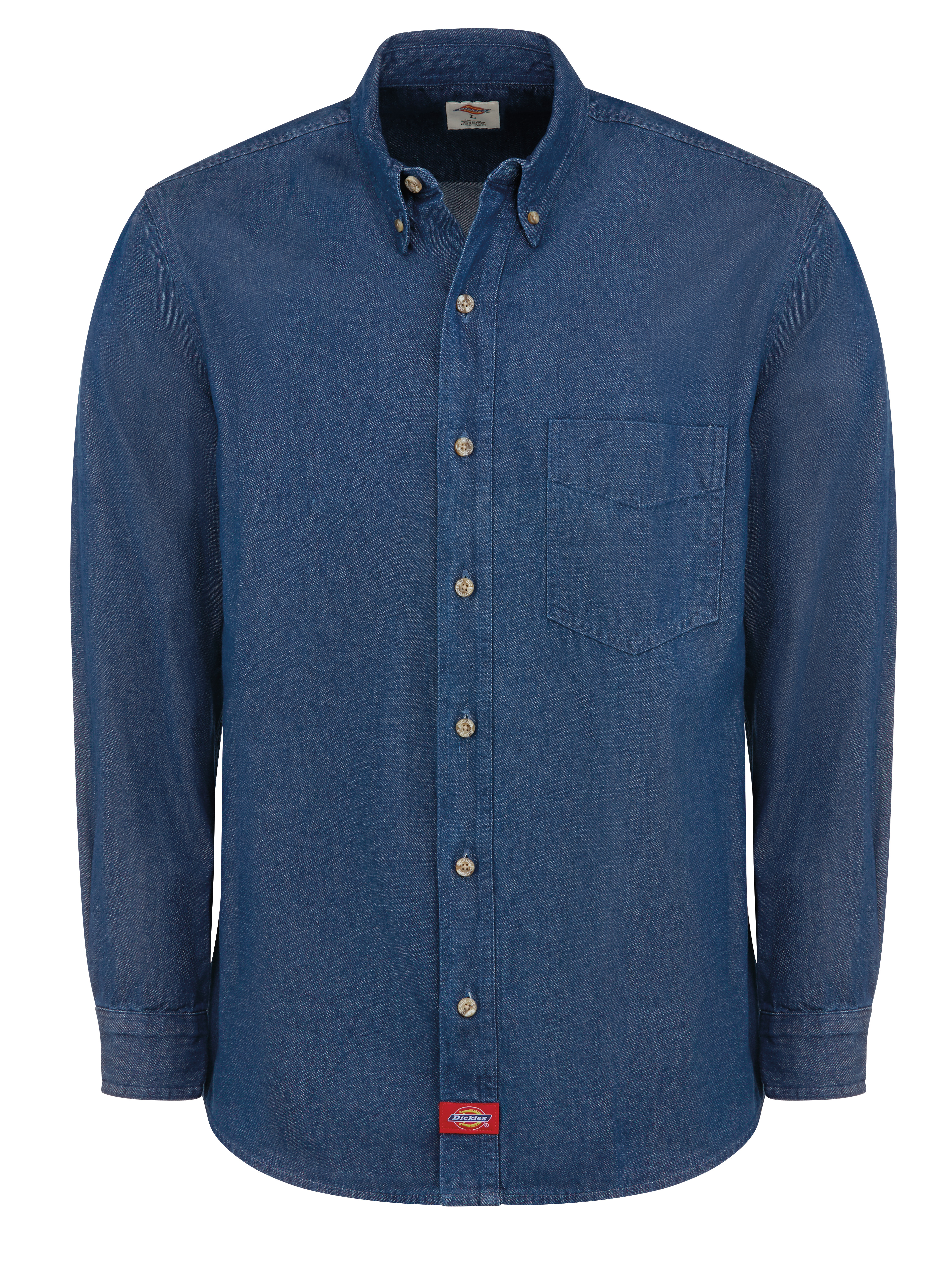 Dickies® Men's Denim Long-Sleeve Work Shirt 2