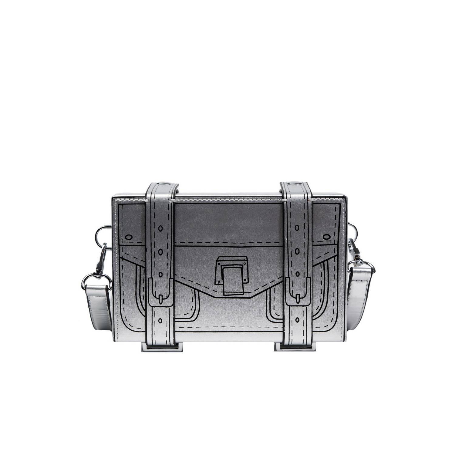 PU Leather Comic Style Crossbody Bag 2