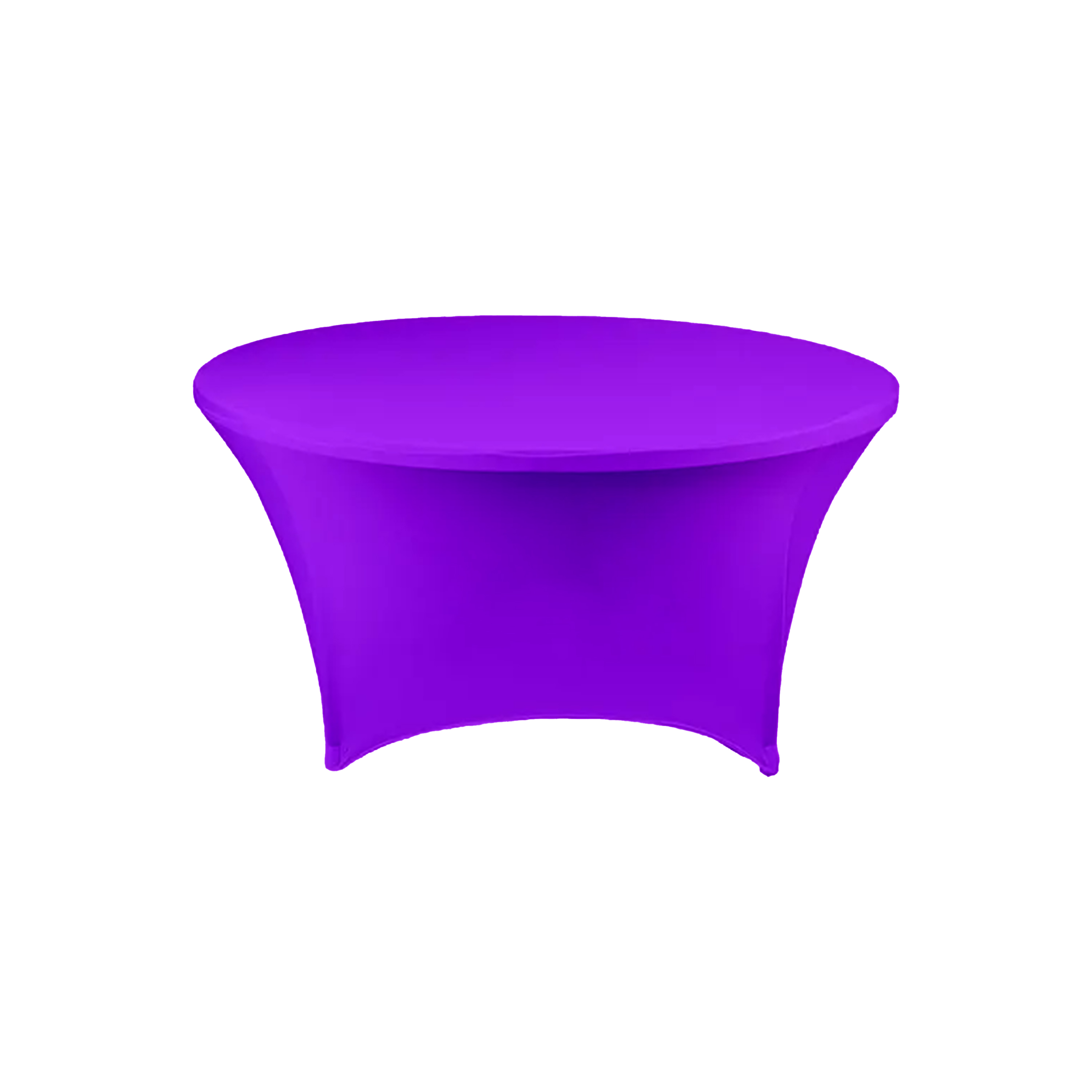 Navy Blue Fitted Round Table Cover 8