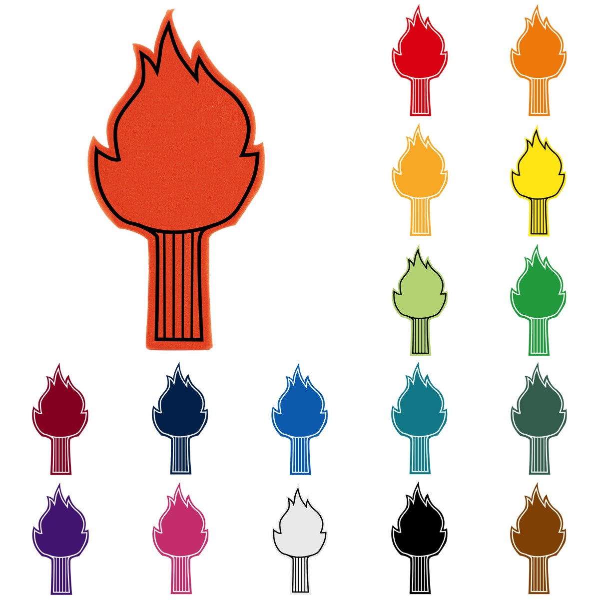 Cheering Foam Torch Waver Props 4