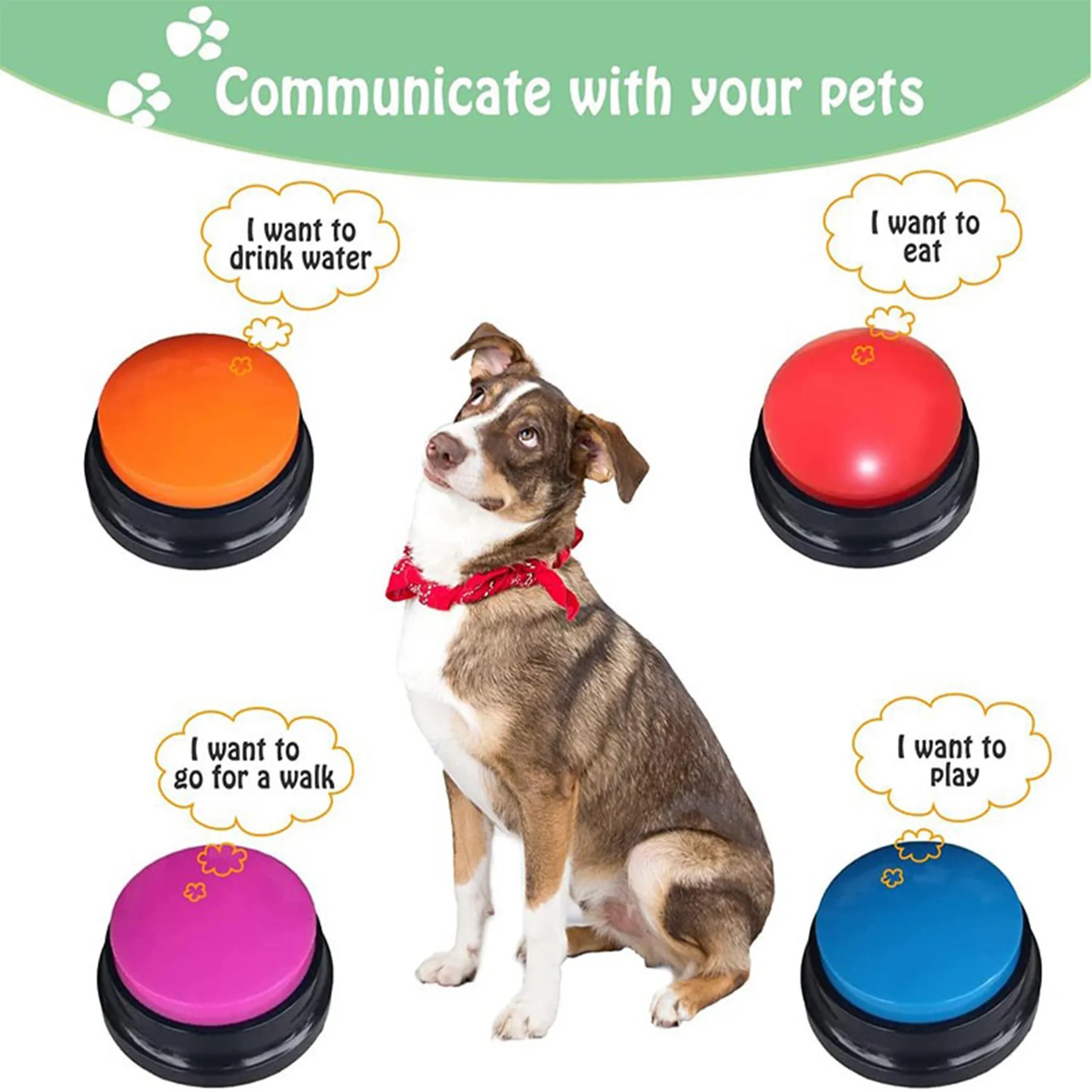 Pet Voice Recording Button 9