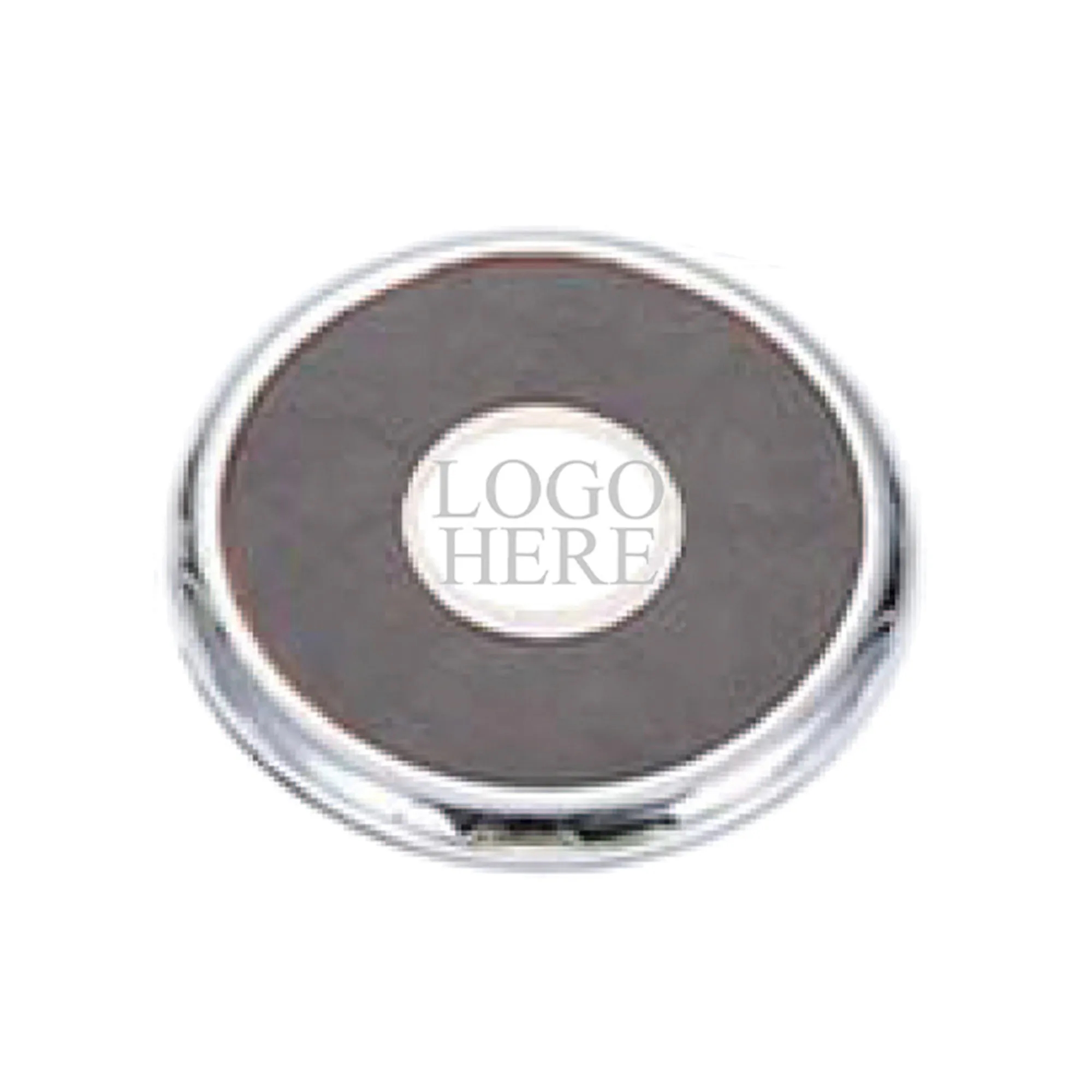 Custom Printed Round Brushed Zinc Coaster 4