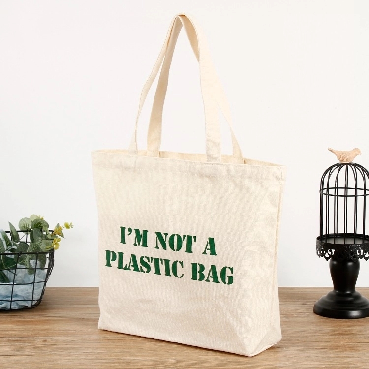 Cotton Canvas Tote Bag, custom tote bag with logo imprint 1