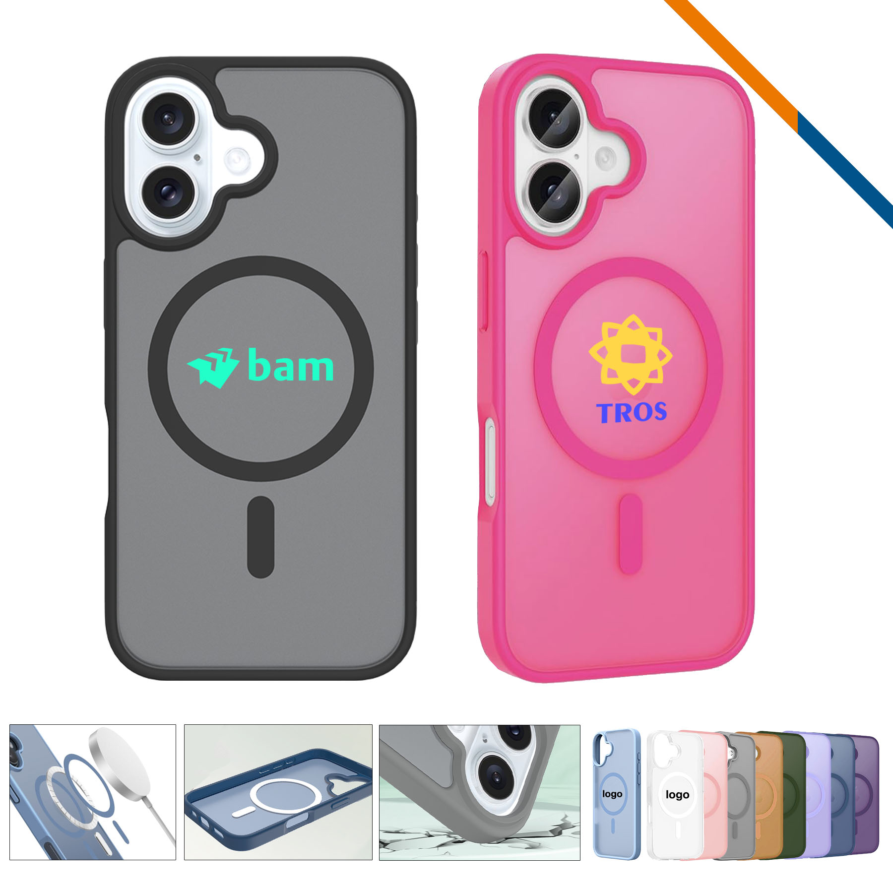 Hertha Magnetic Shockproof iPhone Case 13
