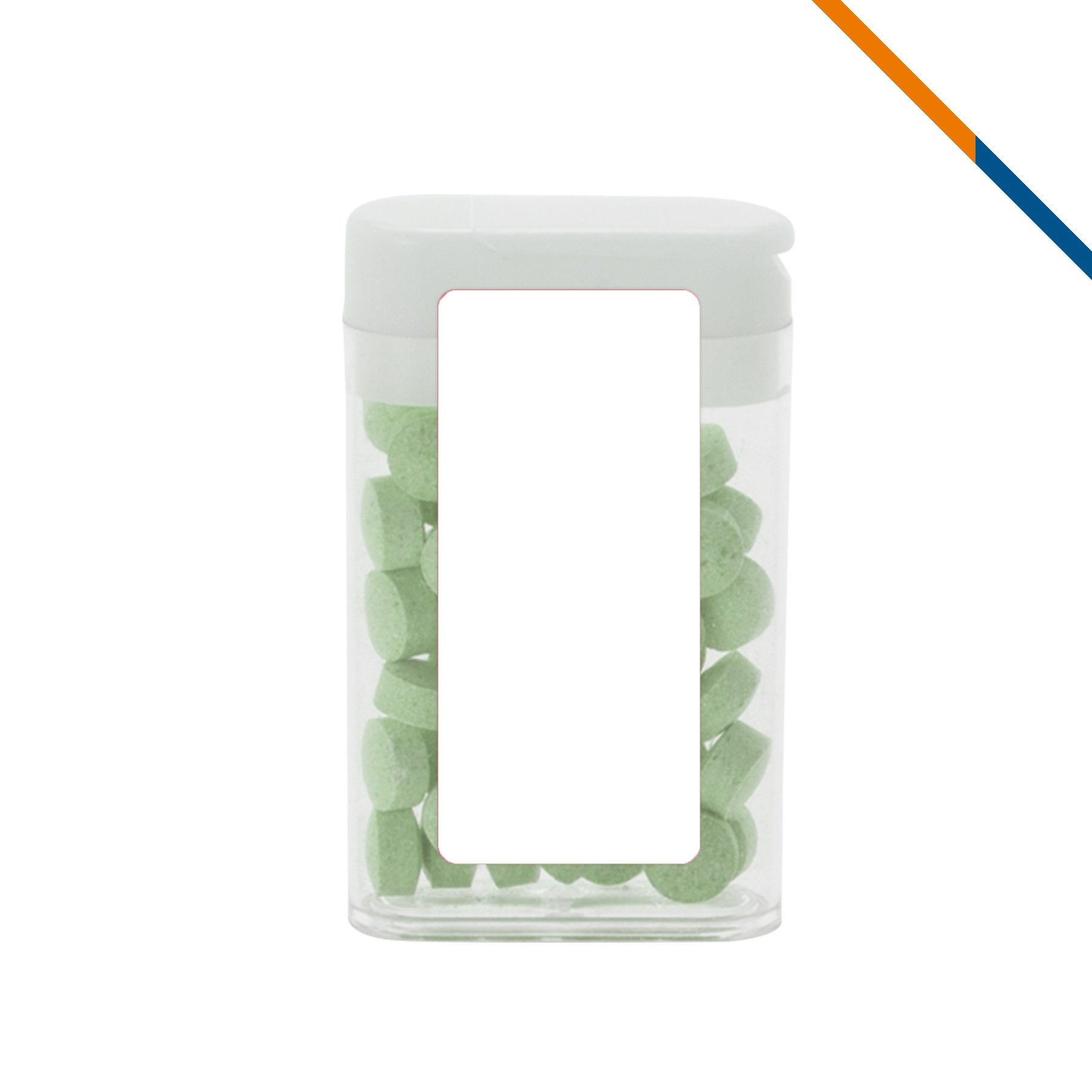 CoolPop Rectangular Flip Top Mint Dispenser 9