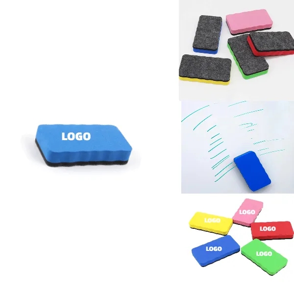 Colorful EVA Felt Whiteboard Erasers 1