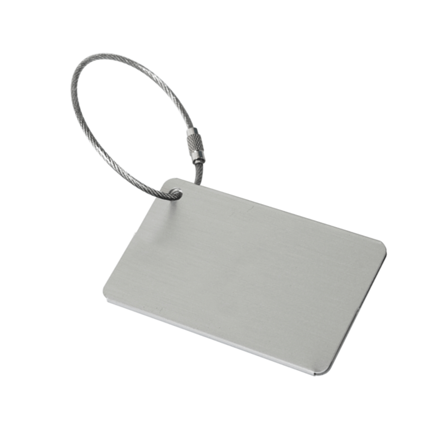 Square Aluminum Alloy Travel Luggage Tag 7