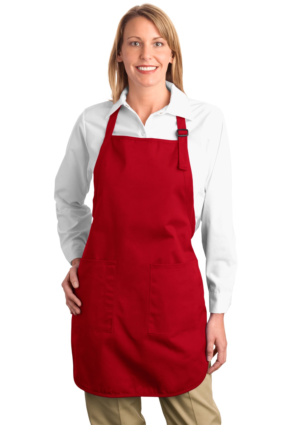 Port Authority Full-Length Apron with Pockets. A500 107