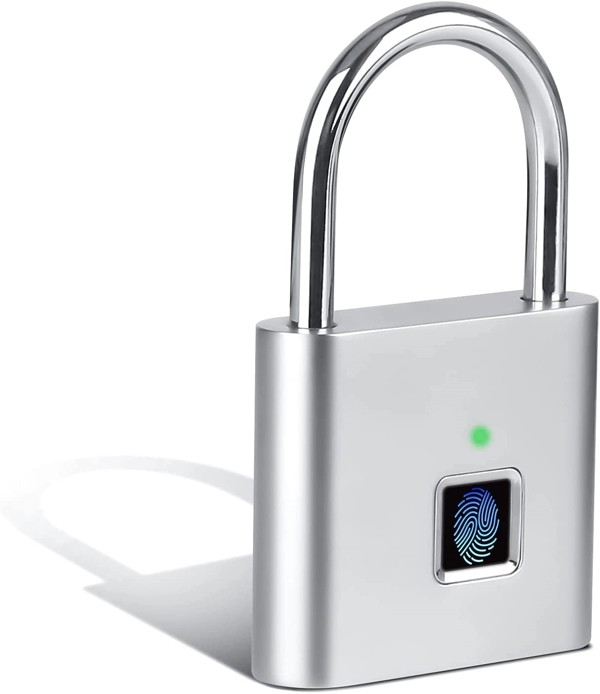 USB Charging Waterproof Fingerprint Pad Lock 4