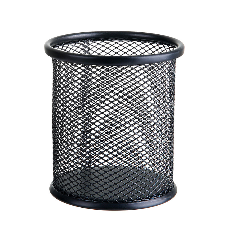 The wrought iron storage pen holder can store small items