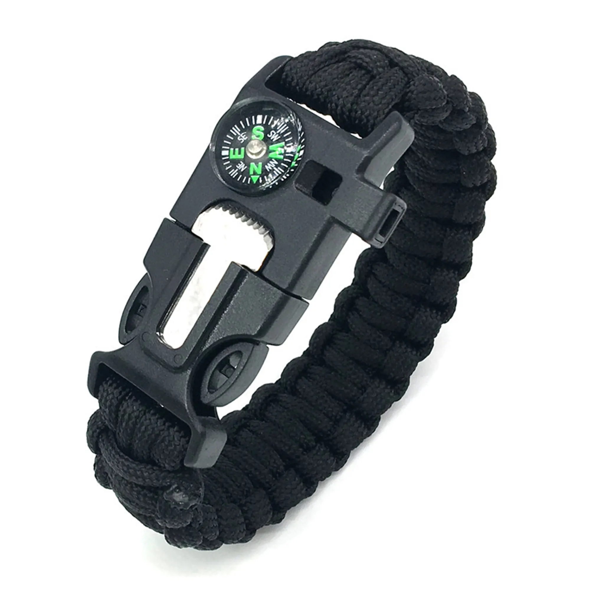5-in-1 Outdoor Survival Rope Keychain 7