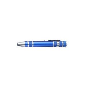8 Bit Screwdriver Multi Function Tool With Aluminum Barrel And Pocket Clip 11