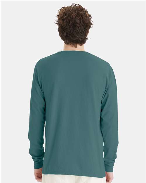 Unisex Garment-Dyed Long Sleeve T-Shirt - GDH200 195