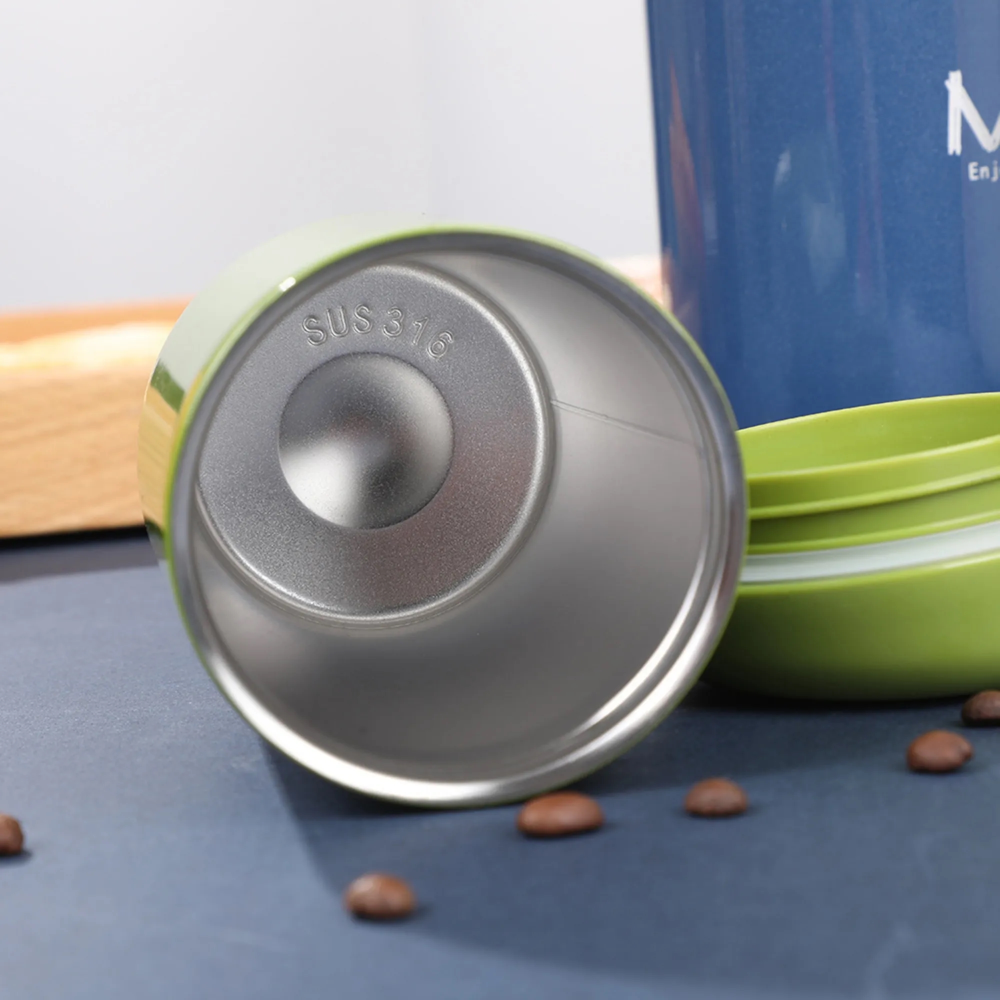Customized glossy stainless steel insulated cup 4