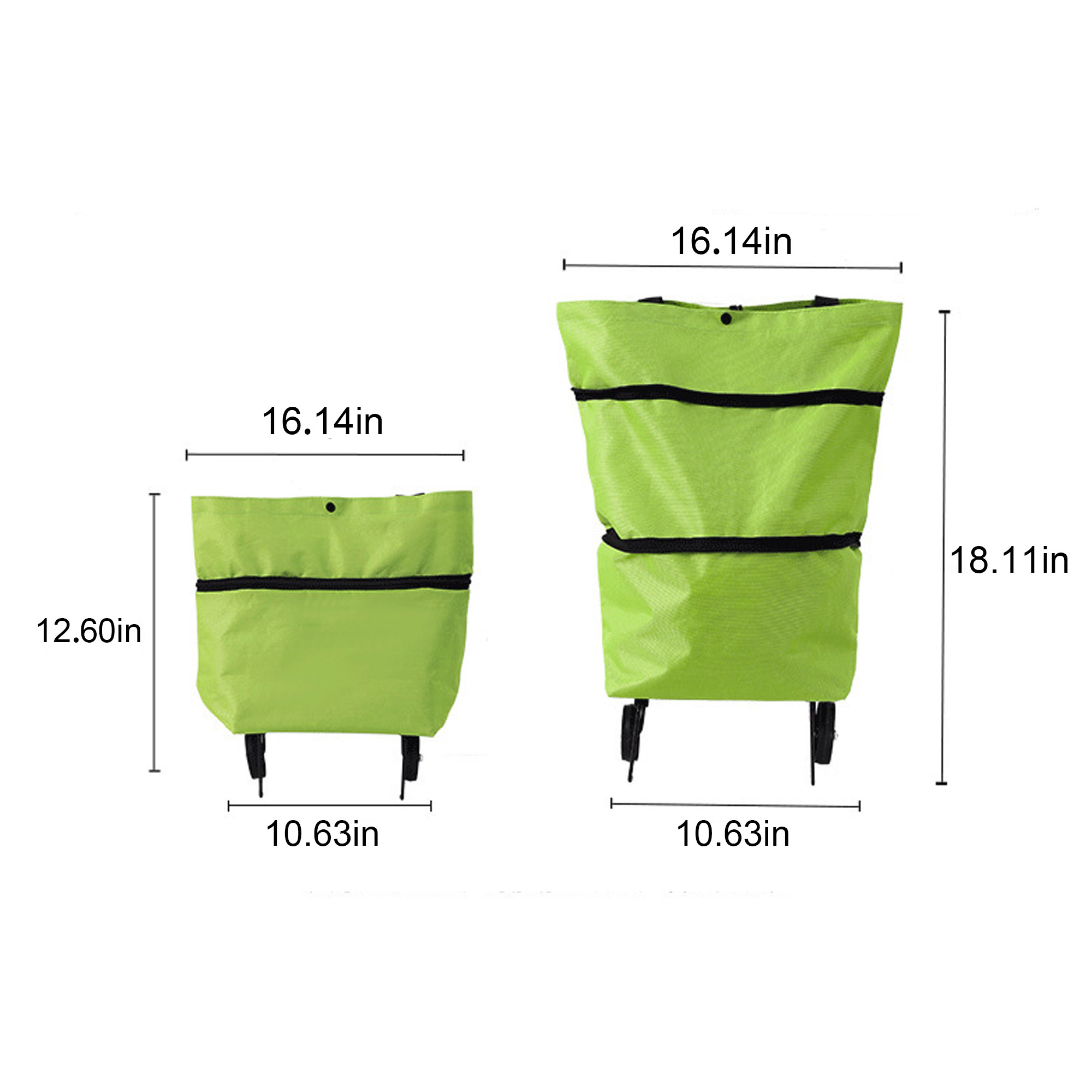 MOQ 20 pcs Wheeled Shopping Bag 4