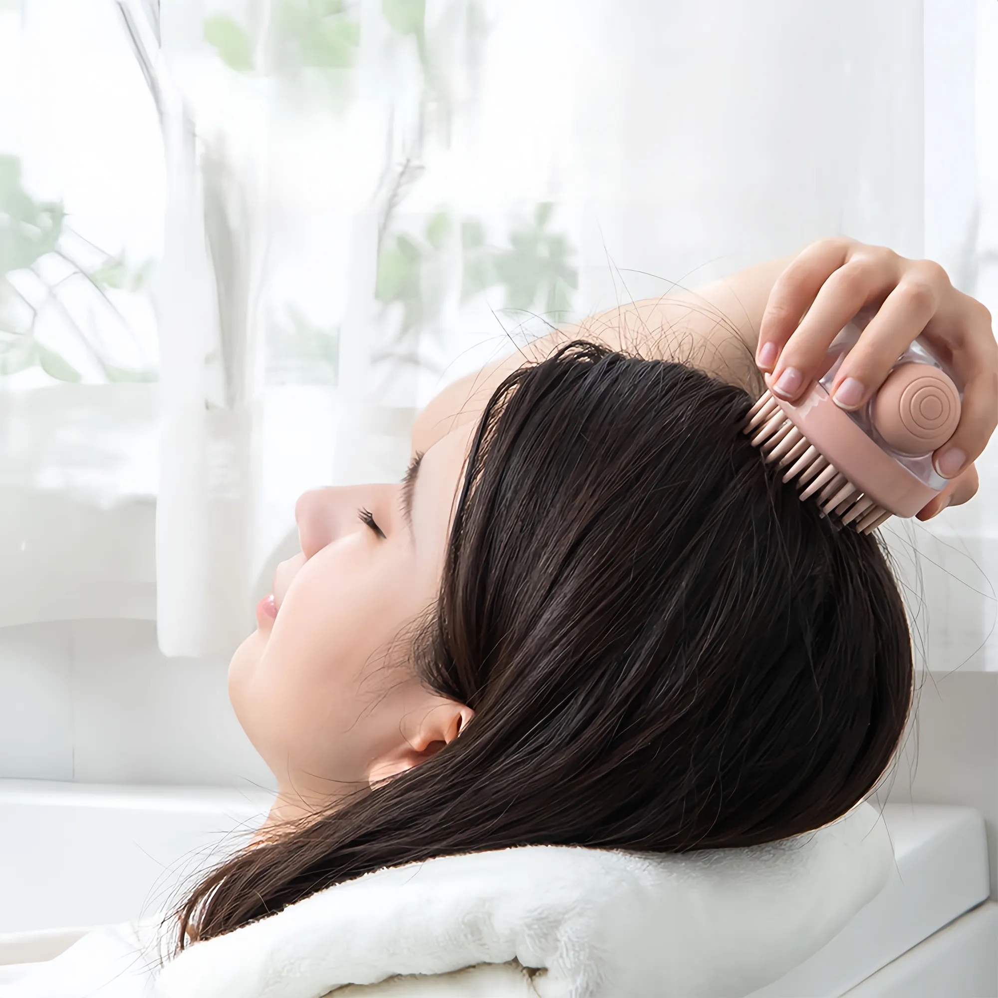 Shampoo Comb For Bath Or Pet Bathing Brush Mas Free Shipping 7