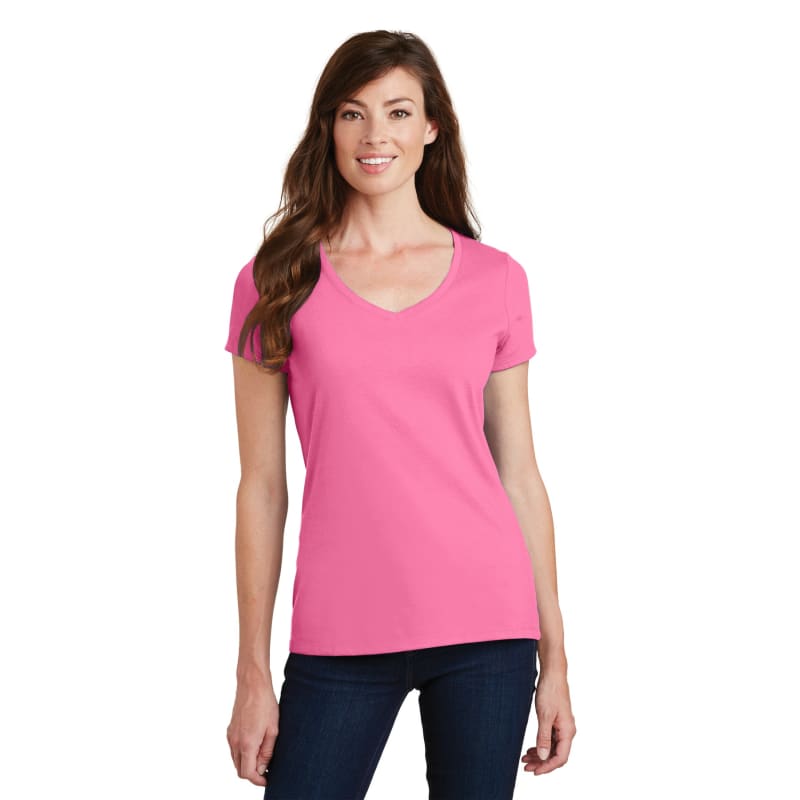 Port & Company Women's Fan Favorite V-Neck Tee. 118