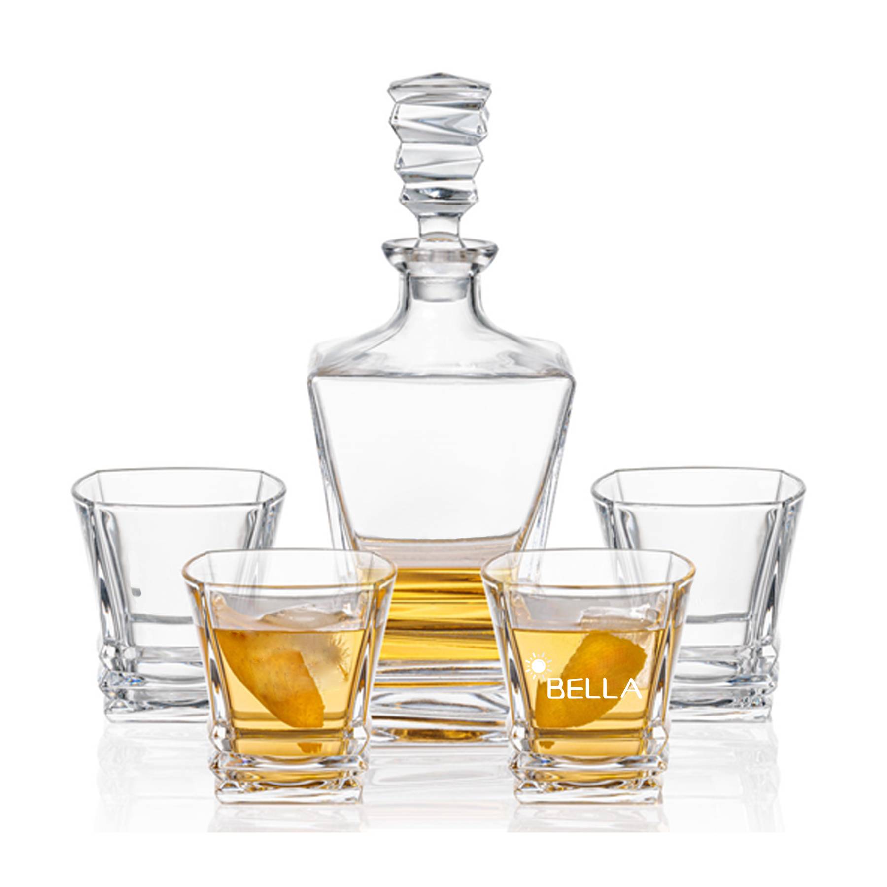 Crystal Glass Wine Cup Set 5