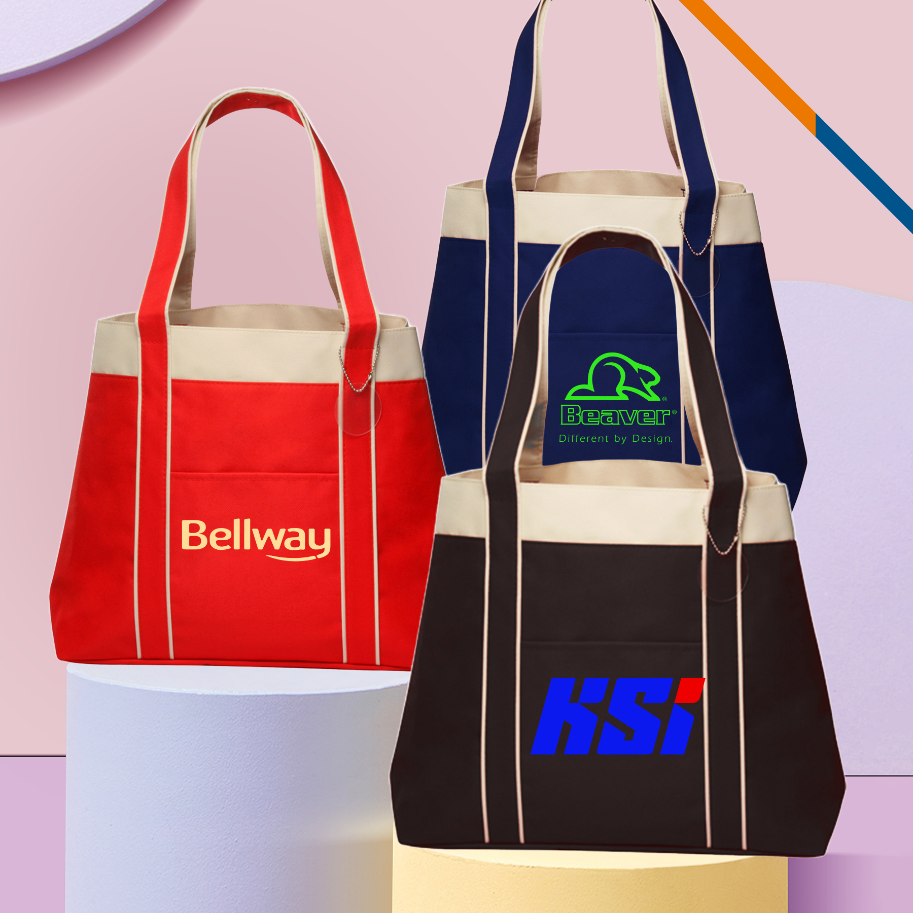 Dropia Tote Bag, custom tote bag with logo imprint 10