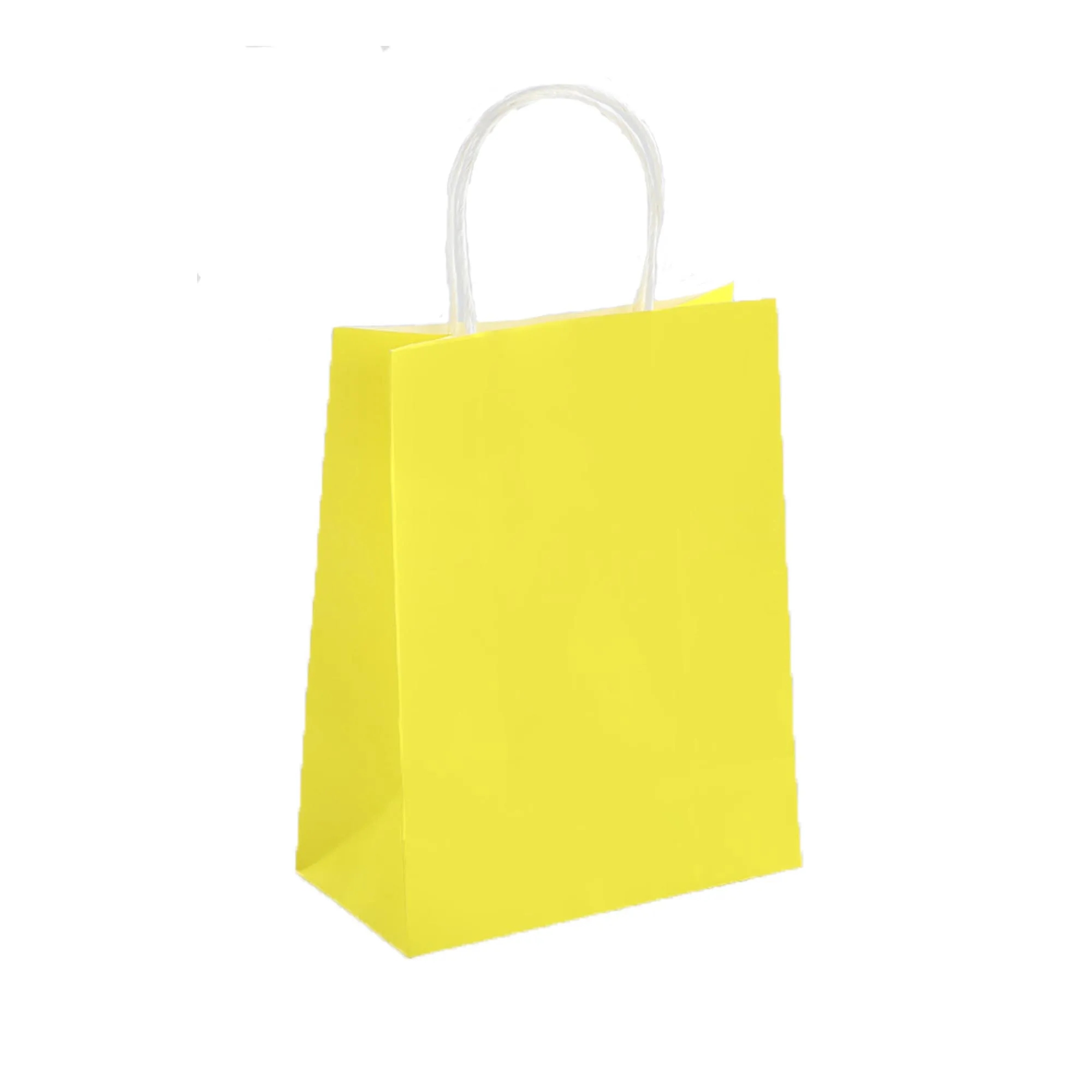 Kraft Paper Shopping Bag With Twisted Rope-inspired Handles 4