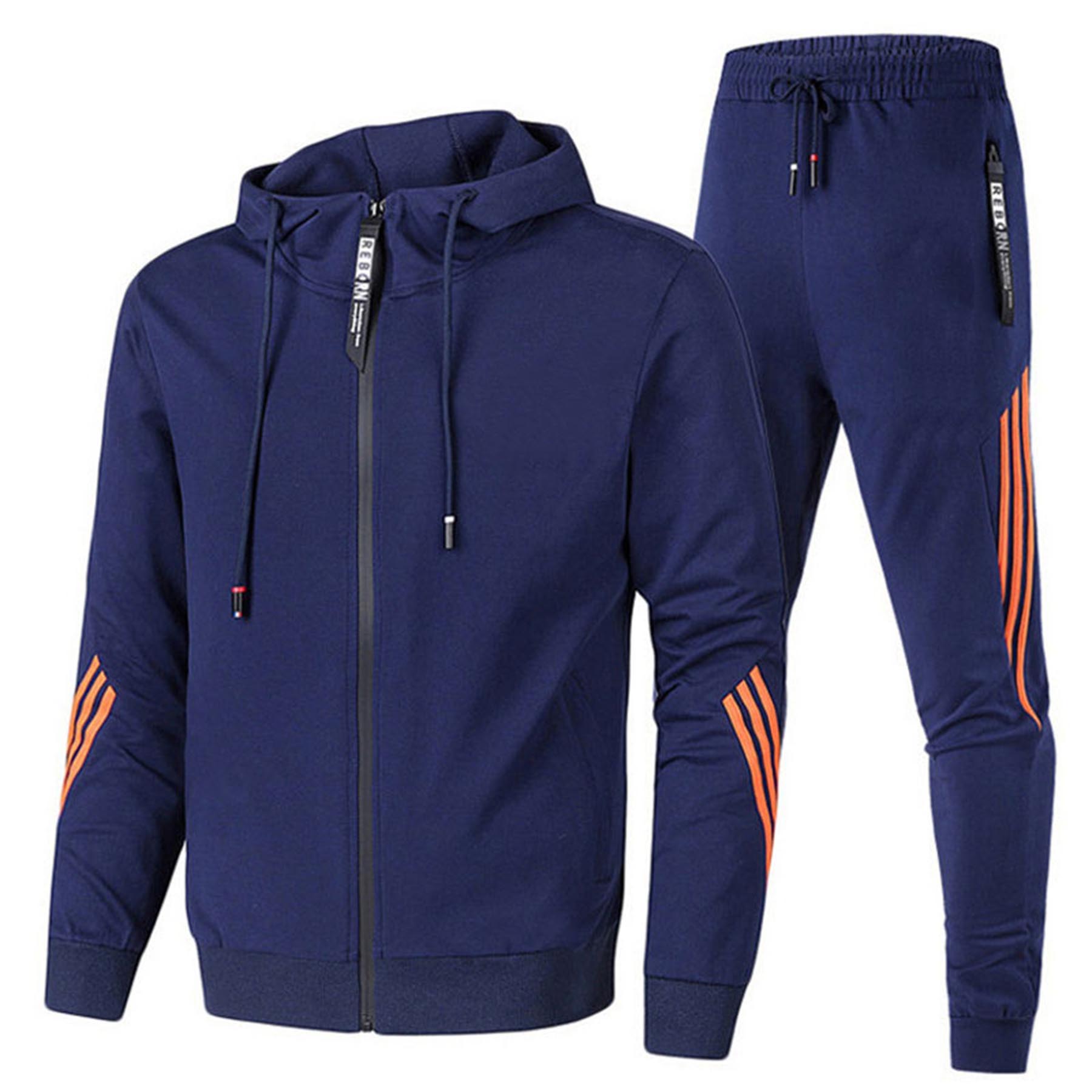 Hooded Leisure Sports Suit For Men, custom hoodie or sweatshirt with logo imprint 2