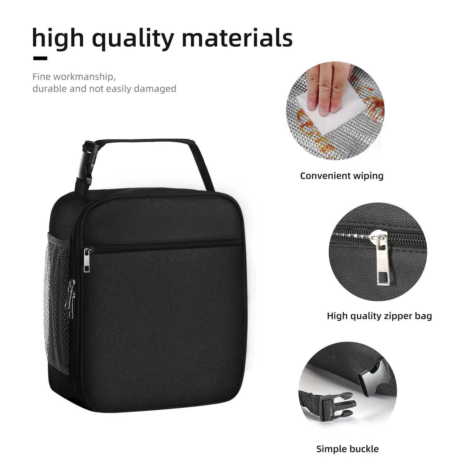 Reusable Insulated Lunch bag cooler 5