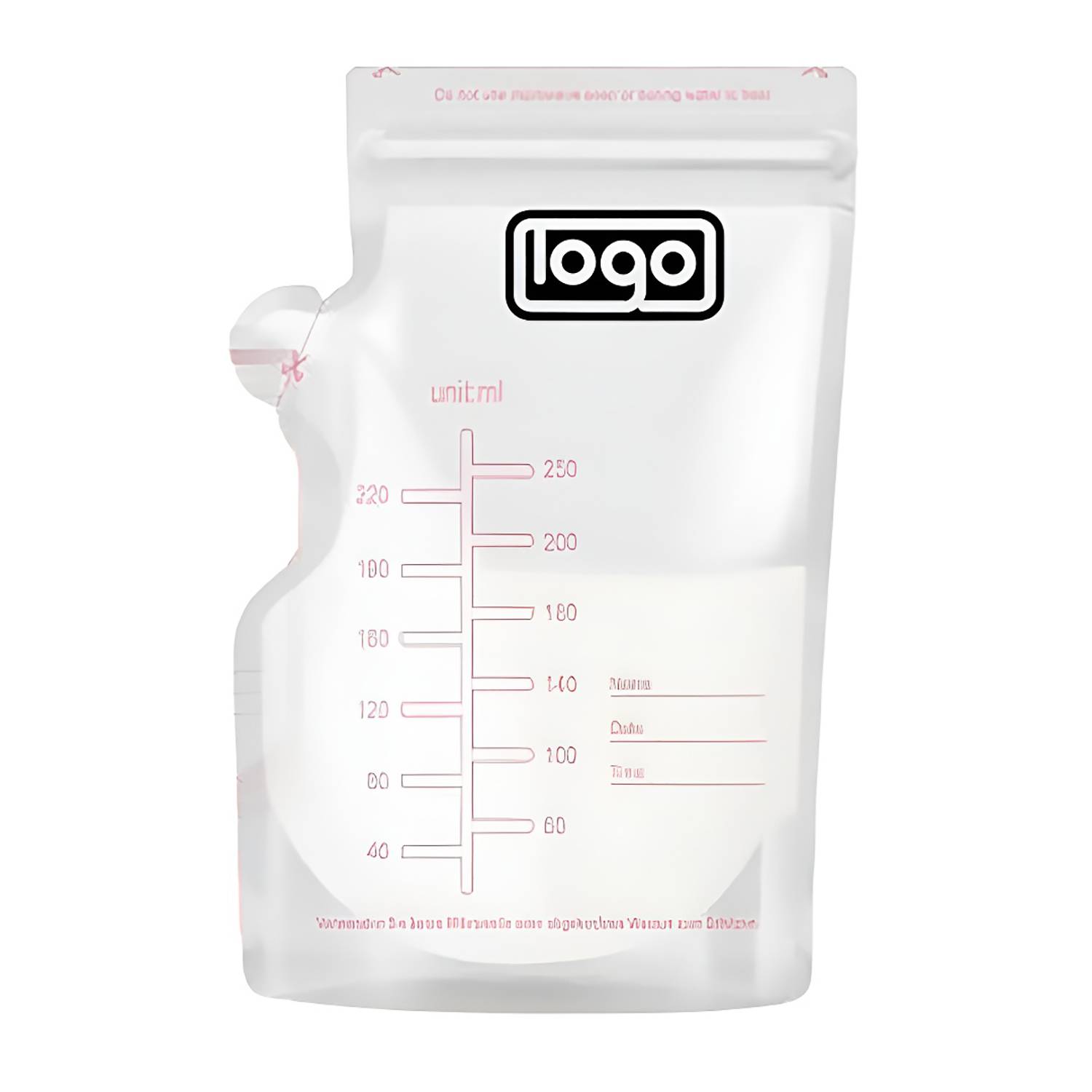 8.45oz Breastmilk Storage Bags with Measurement Markings 6
