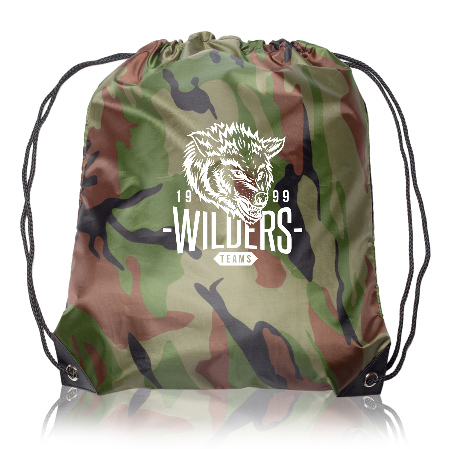 Venture Drawstring Backpack (2 Color Imprint) 4
