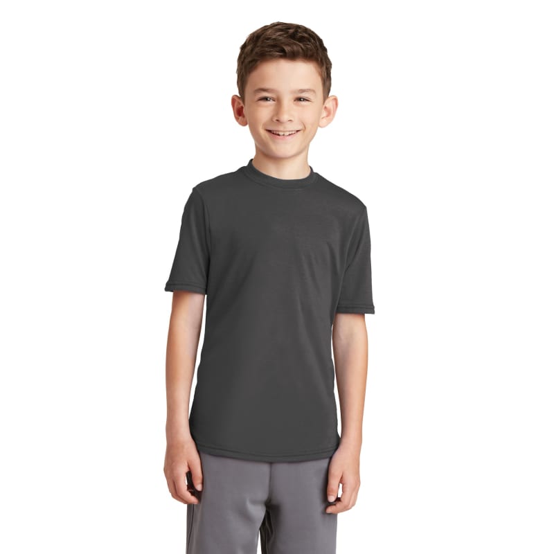 Port & Company Youth Performance Blend Tee. 6