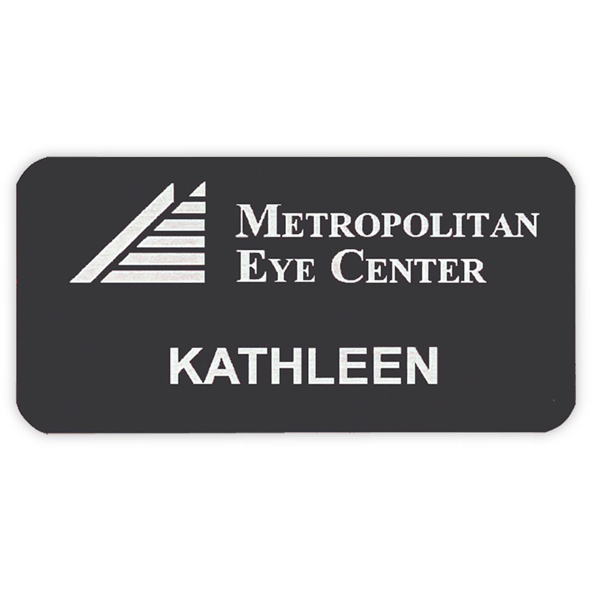 Los Angeles Standard Plastic Name Badge (Standard Size 1-1/2" x 3") 1