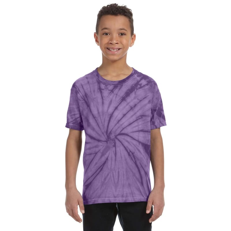 Tie-Dye Youth 5.4 Oz. 100% Cotton Spider T-Shirt 16