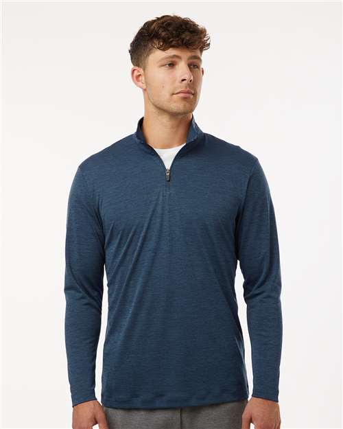 Men's Pro-Lock Performance Mélange Quarter-Zip Pullover - 4HM700, custom hoodie or sweatshirt with logo imprint 8
