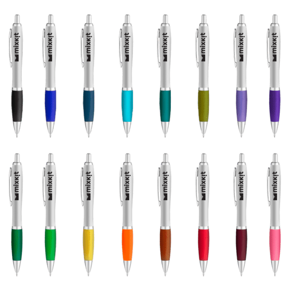 Curvaceous Matte Silver Ballpoint