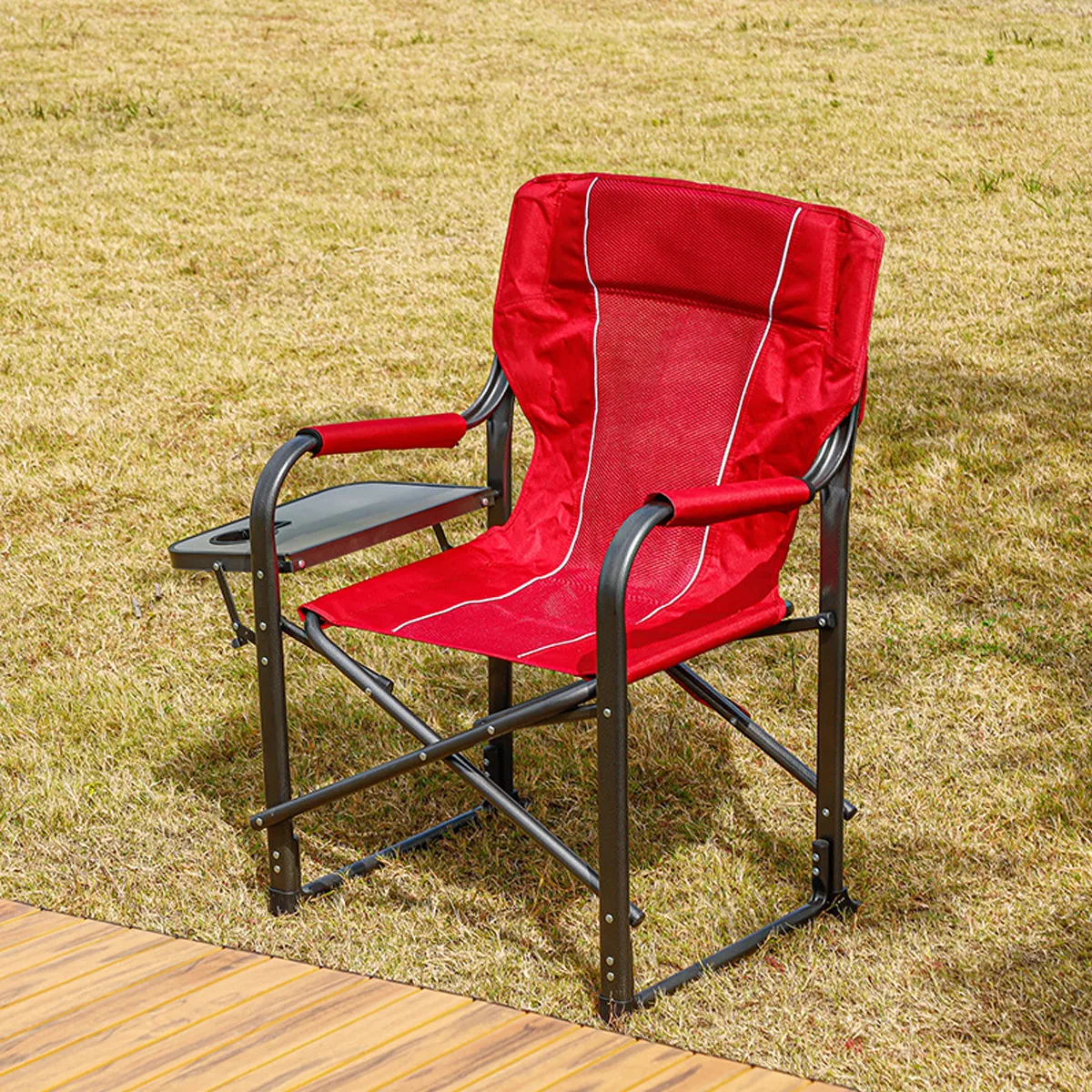 Portable Folding Upgraded Oversized Directors Chairs w/Table 11