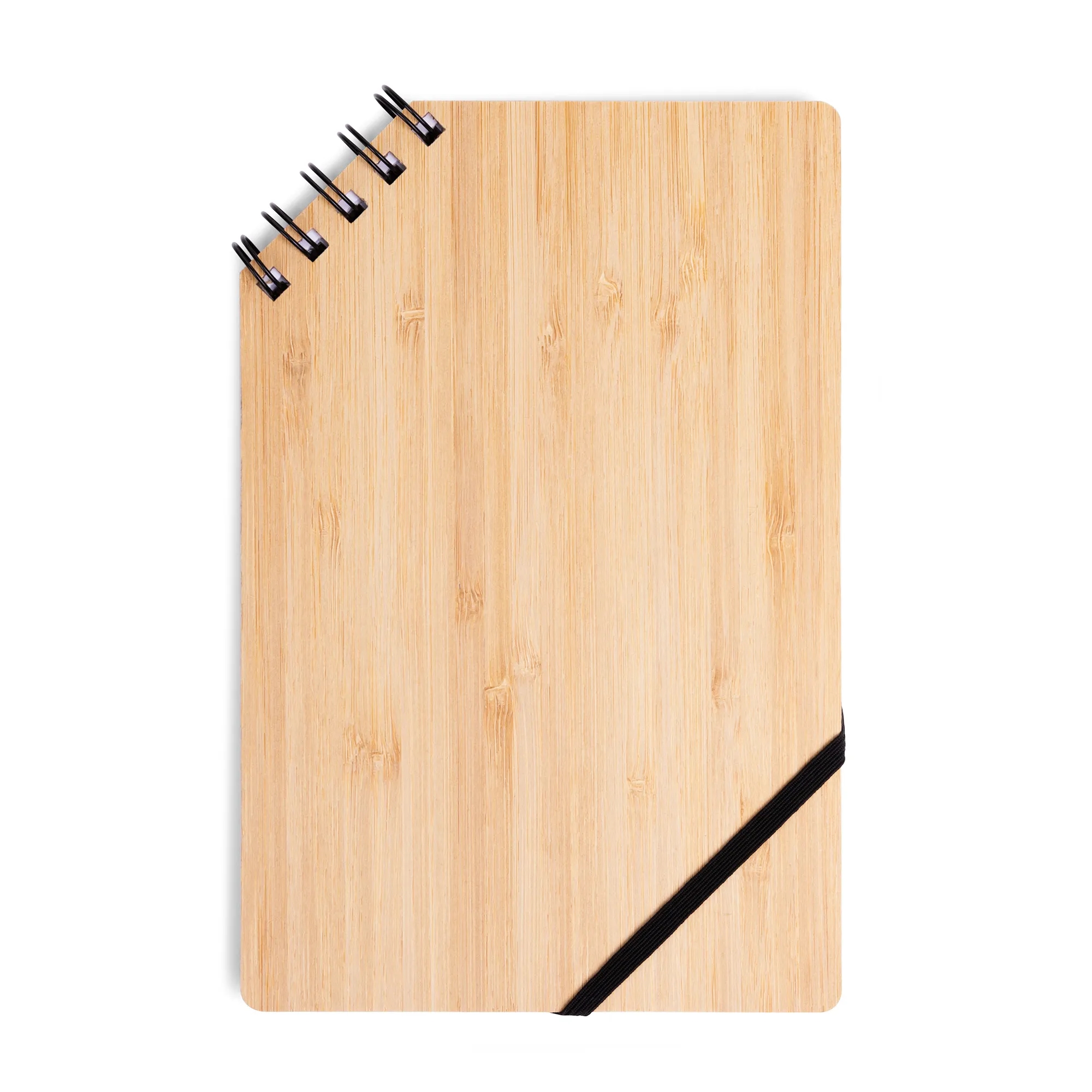 A5 Corner Spiral Bound Journal Book with Bamboo Cover 6