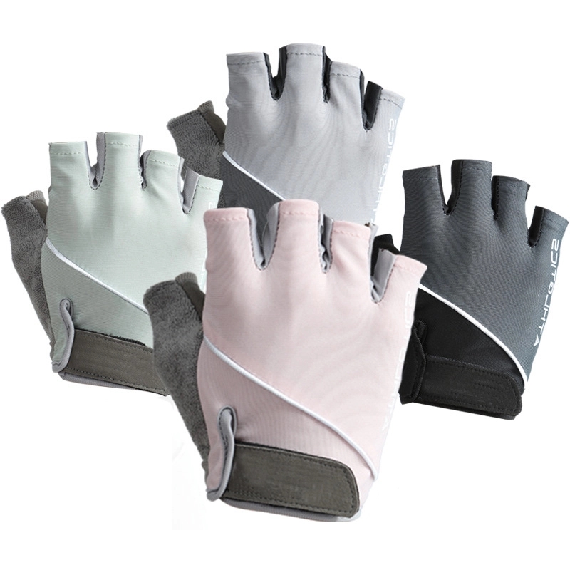 Summer ice silk exercise fitness yoga bicycling gloves 4
