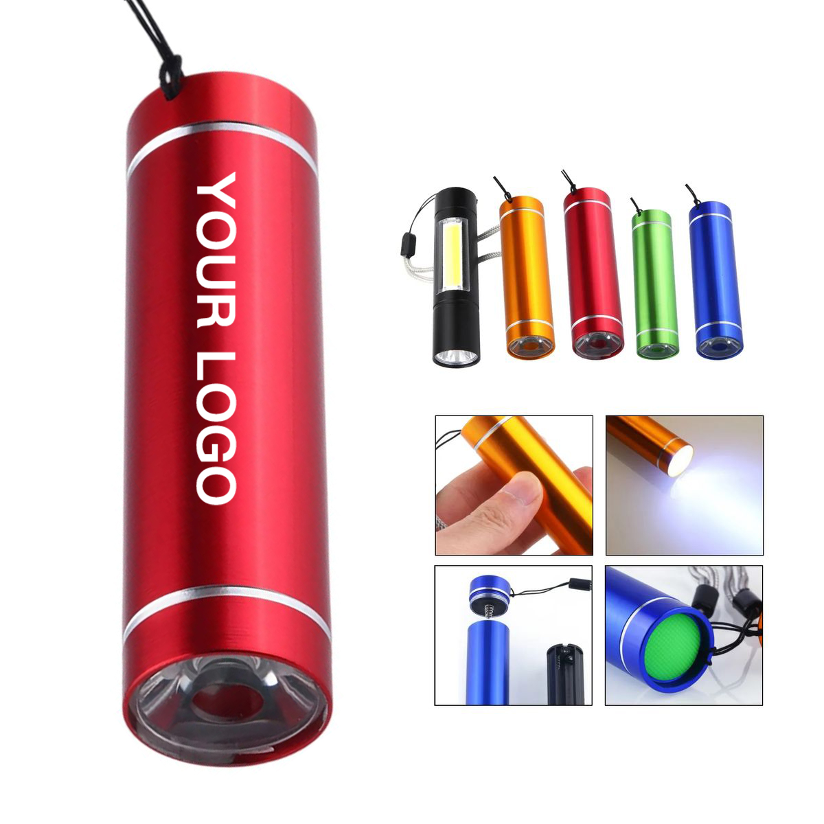 Pocket Size Aluminum LED Emergency Flashlight 2