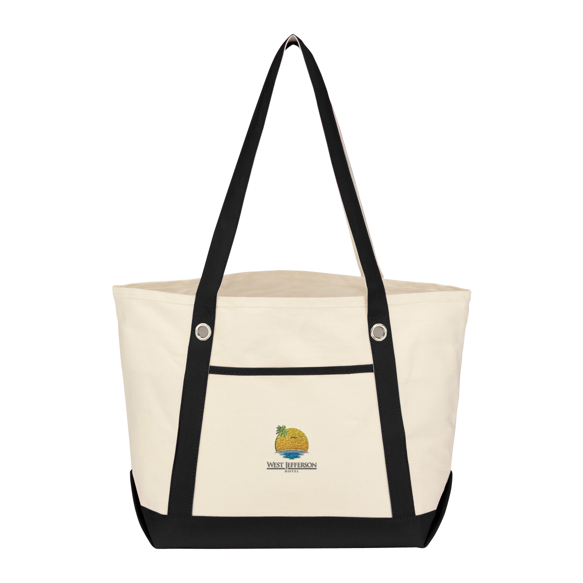 Medium Cotton Canvas Sailing Tote Bag 14