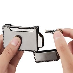 Open Cap Ignition Heat Foil Lighter 22