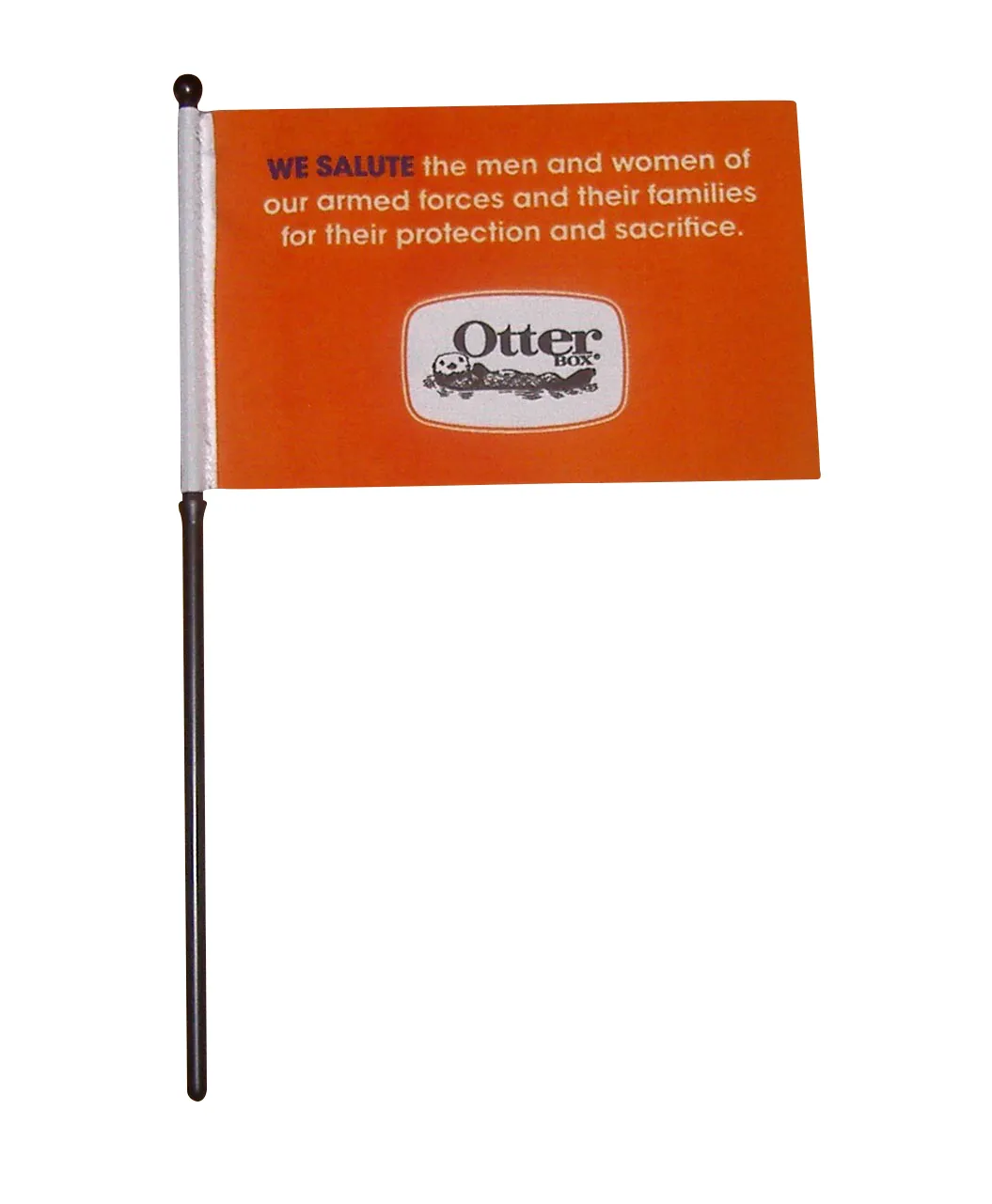 Hand Held Stick Flag with full color imprint 2