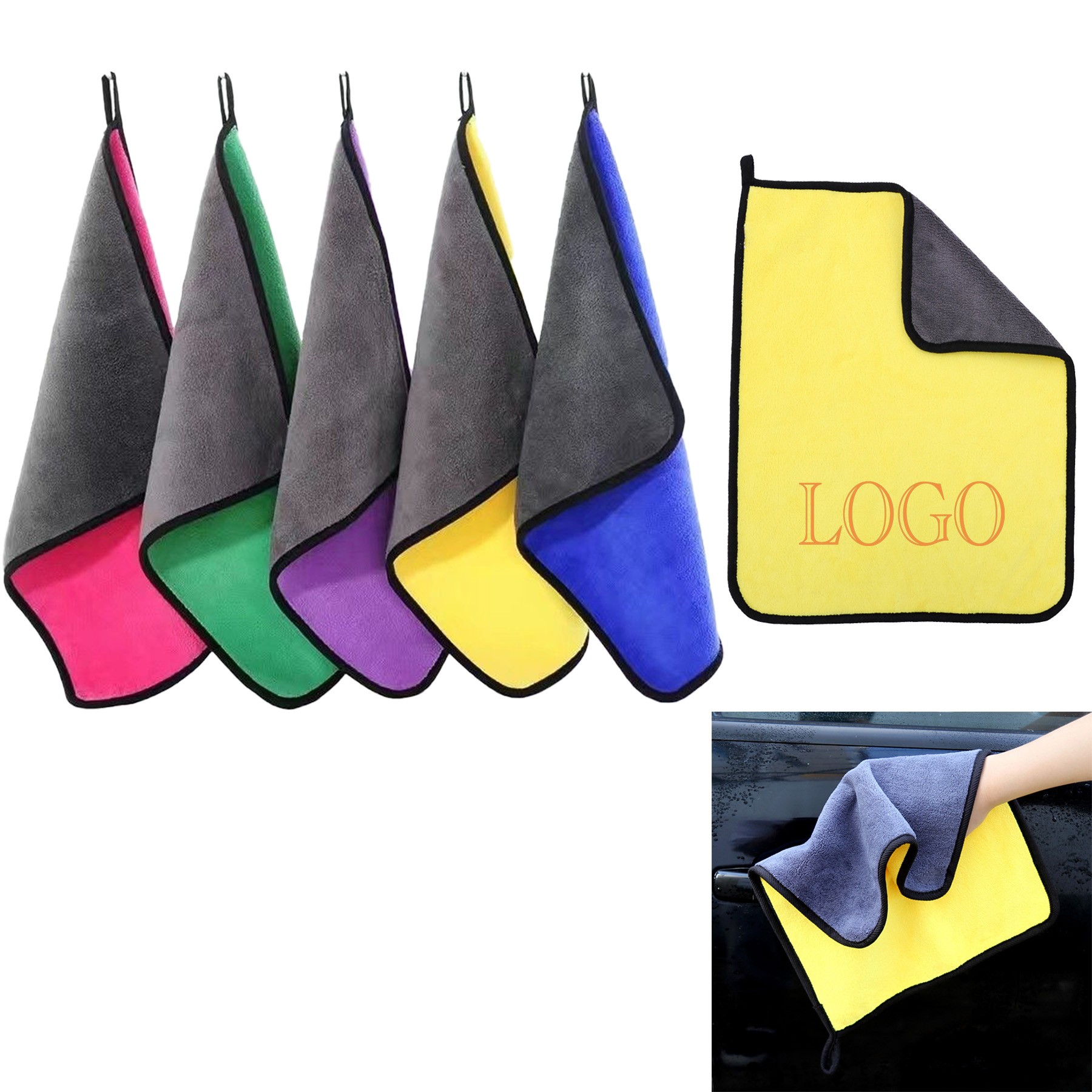 500Gsm Microfiber Multipurpose Cleaning Car Towel