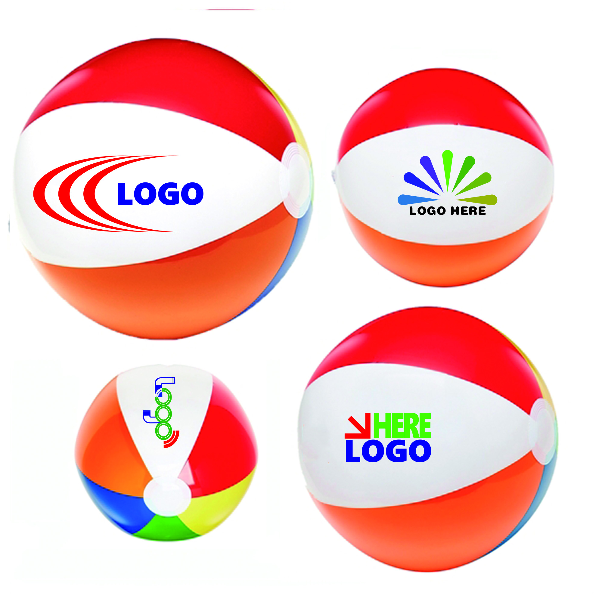Beach Ball Full Color 8" 2