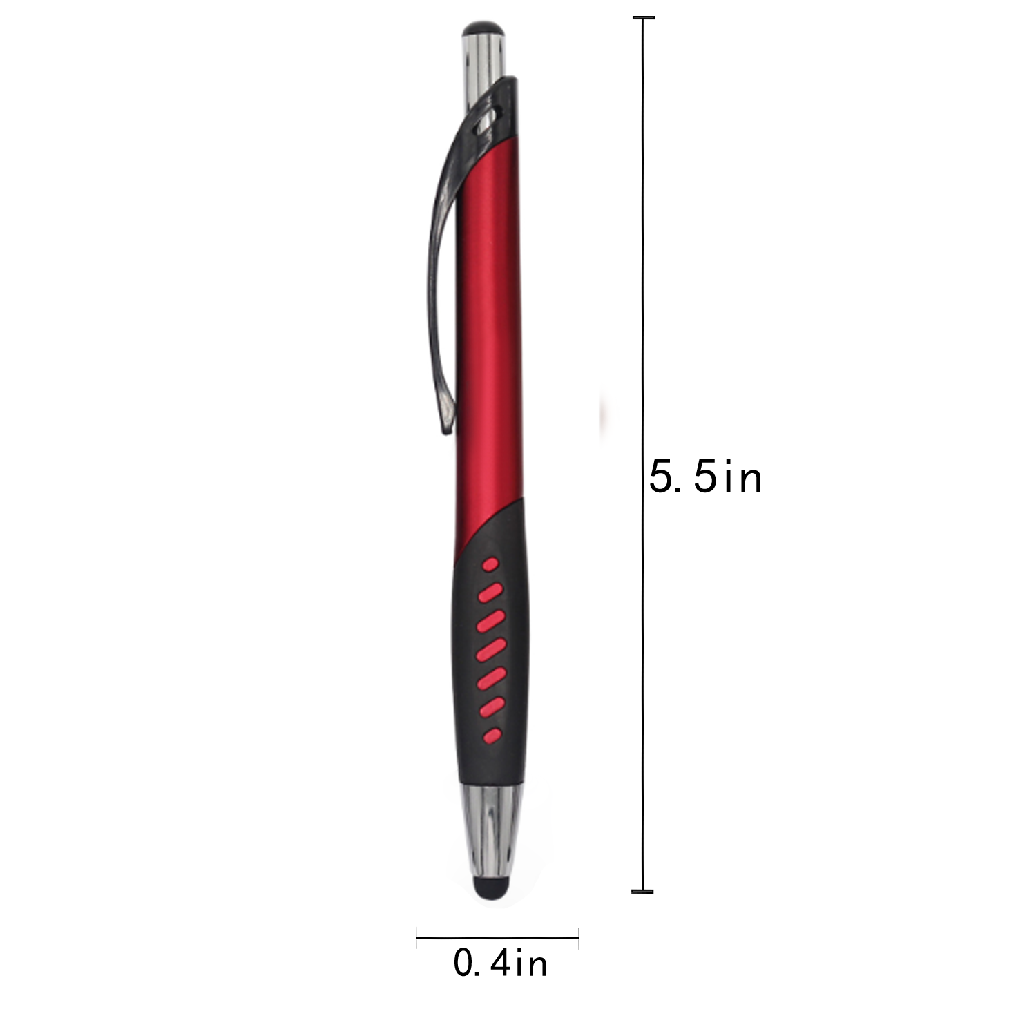 2 in 1 ABS Retractable Ballpoint Pen w/ Stylus 4