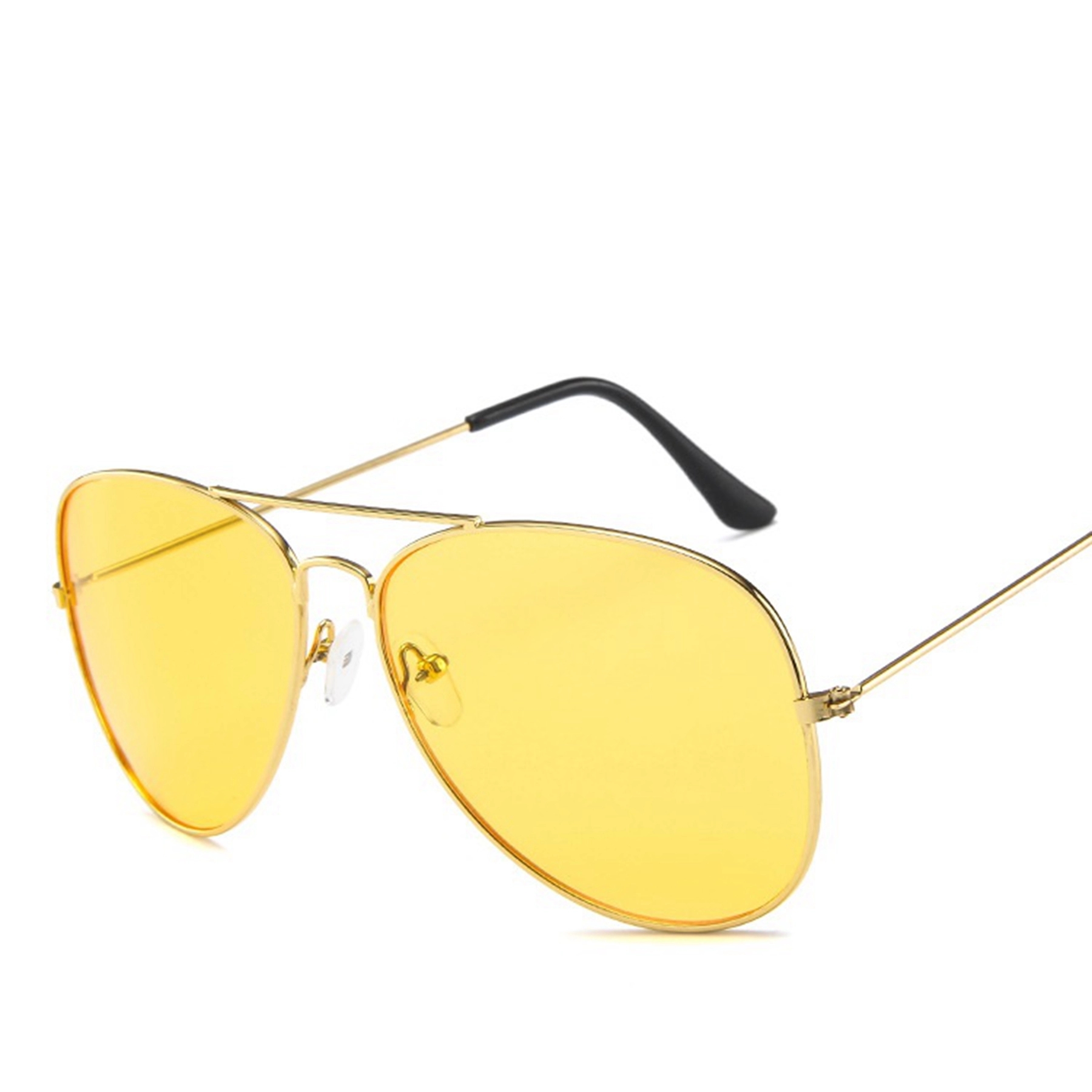 Double Bridge Metal Frame Gradient Sunglasses 6