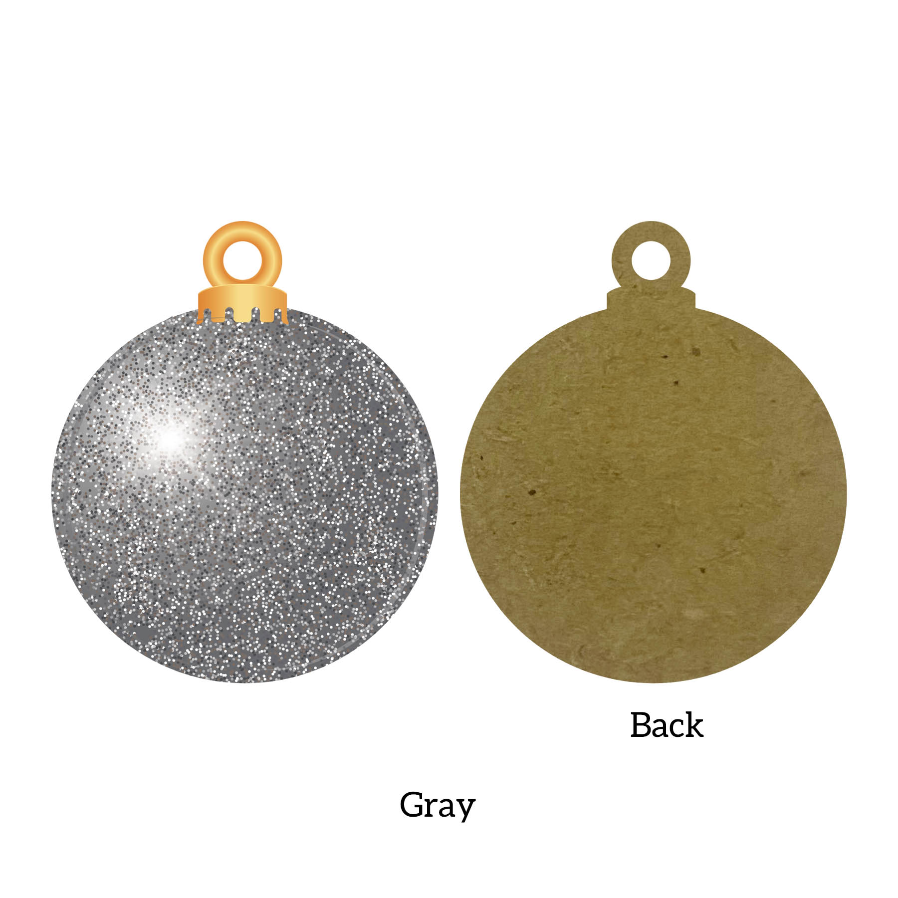 Free Shipping 3.5" Full Color Christmas Ornament - Snowball 6