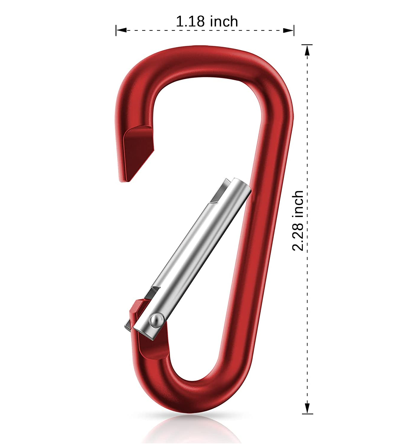 D Ring Keychain 2