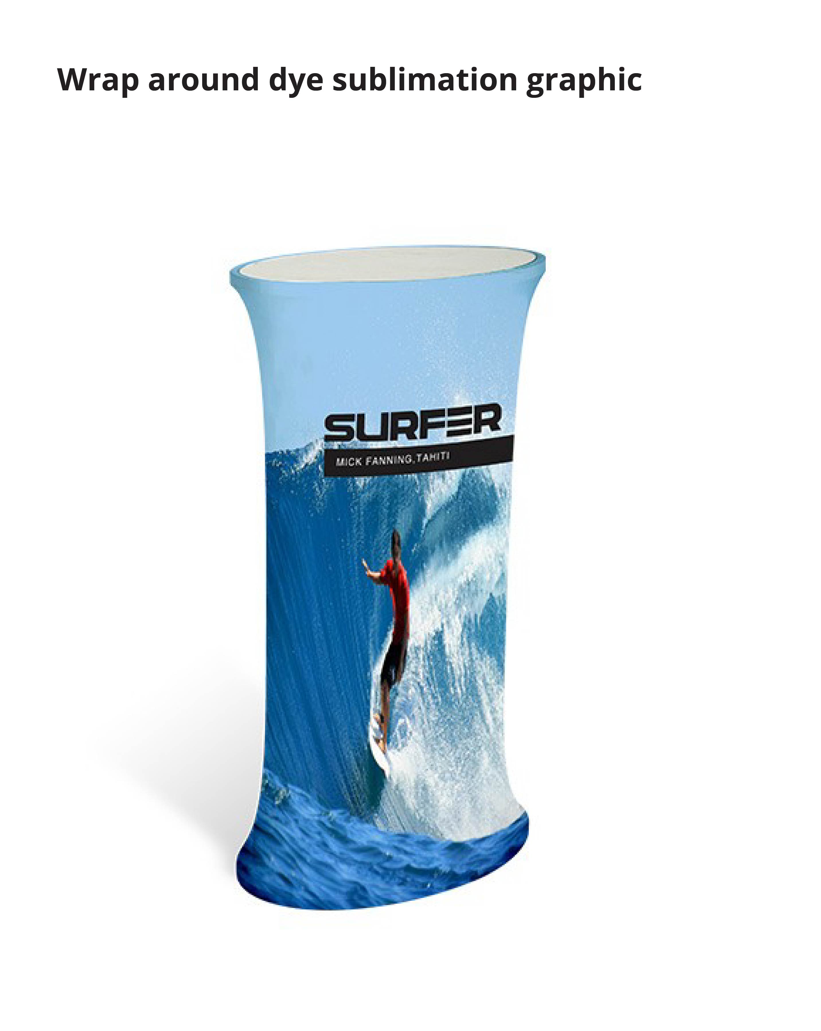 Popup Booth - Oval with Accessories 4