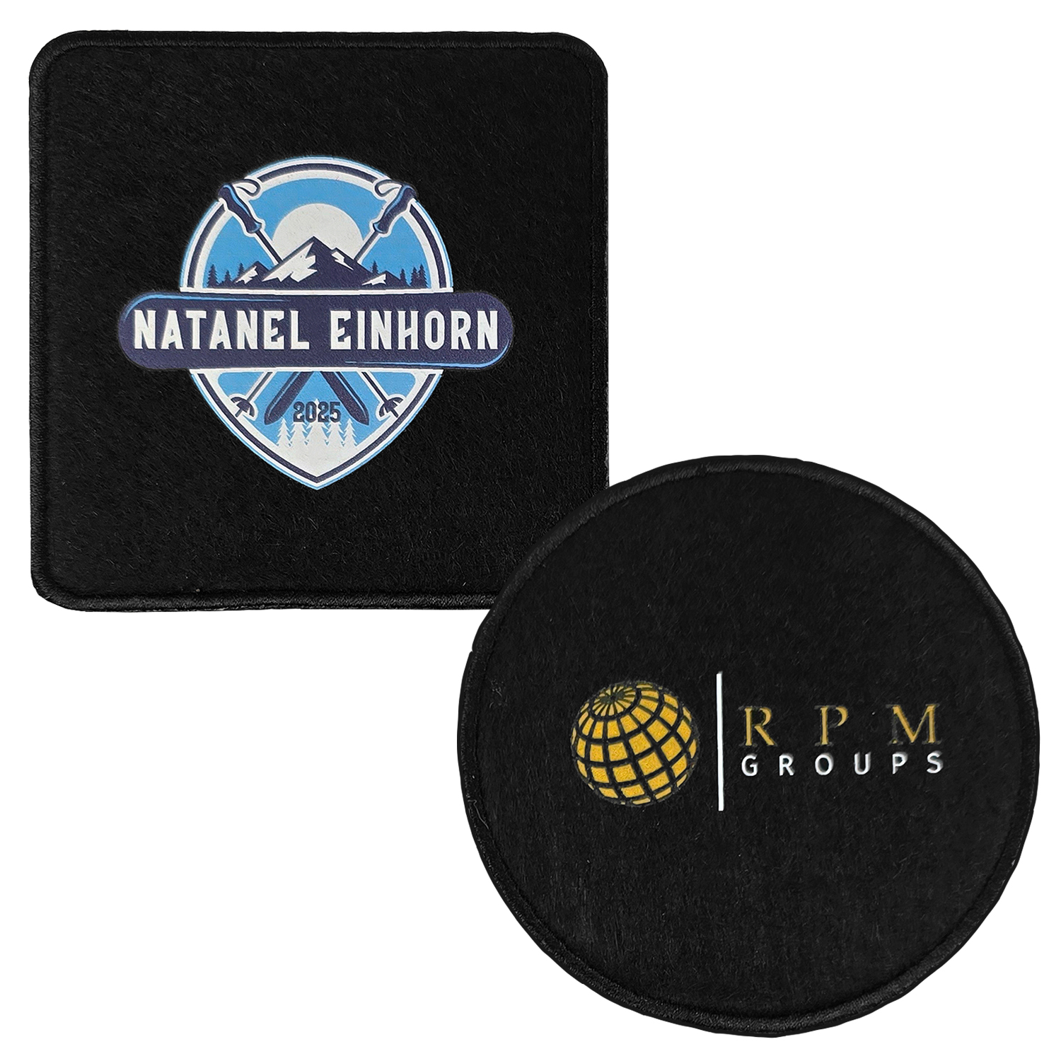Felt Coaster with Stitched Edge 4