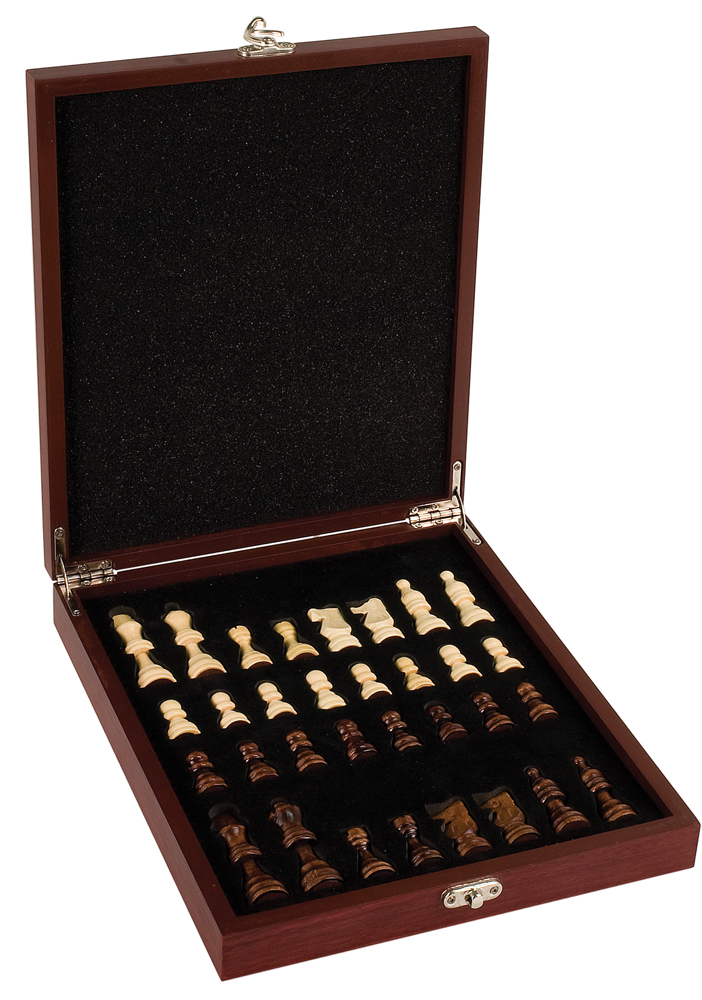 Rosewood Finish Chess Set 2